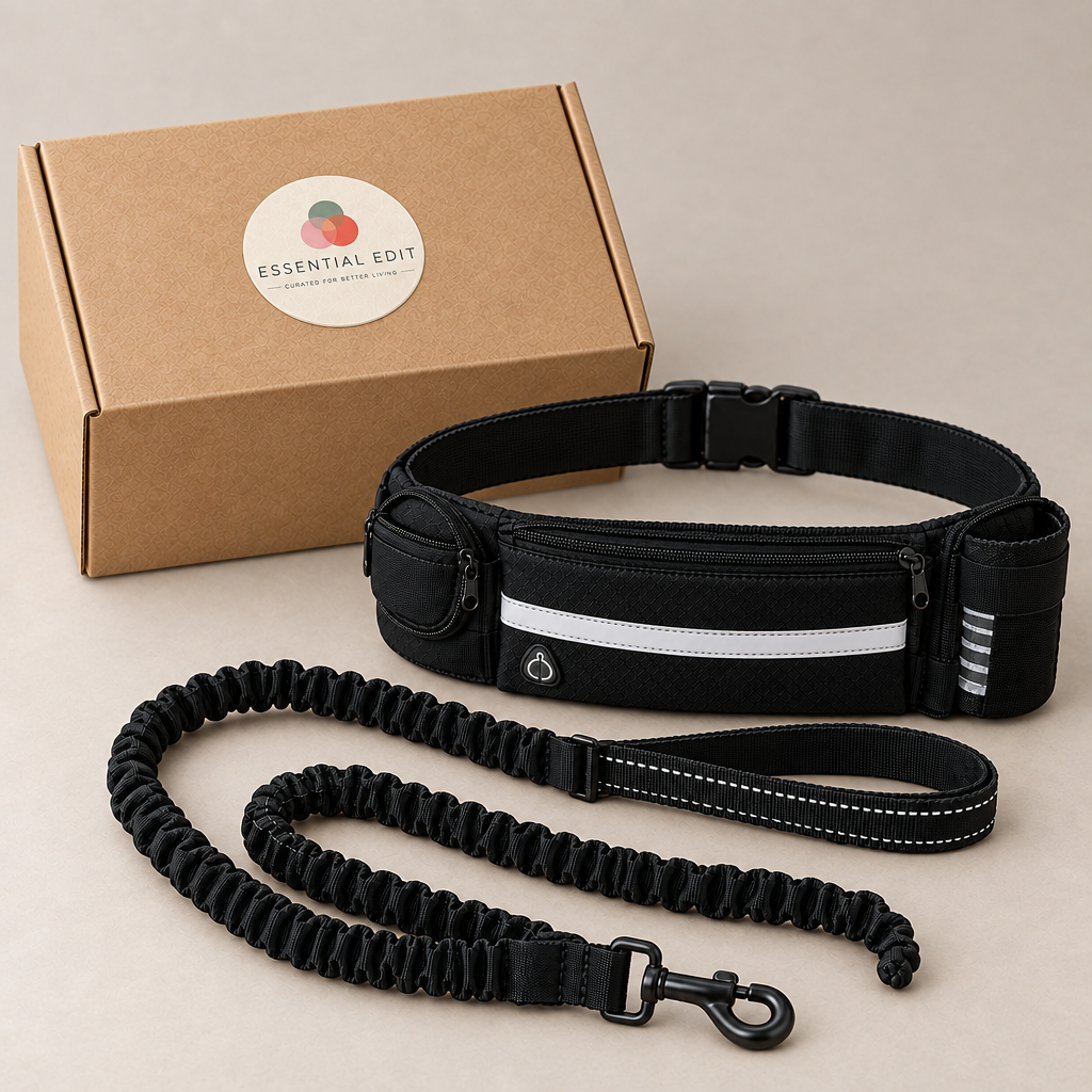 Essential Edit™ Hands-Free Dog Walking Belt | Walk Freely, Carry Everything