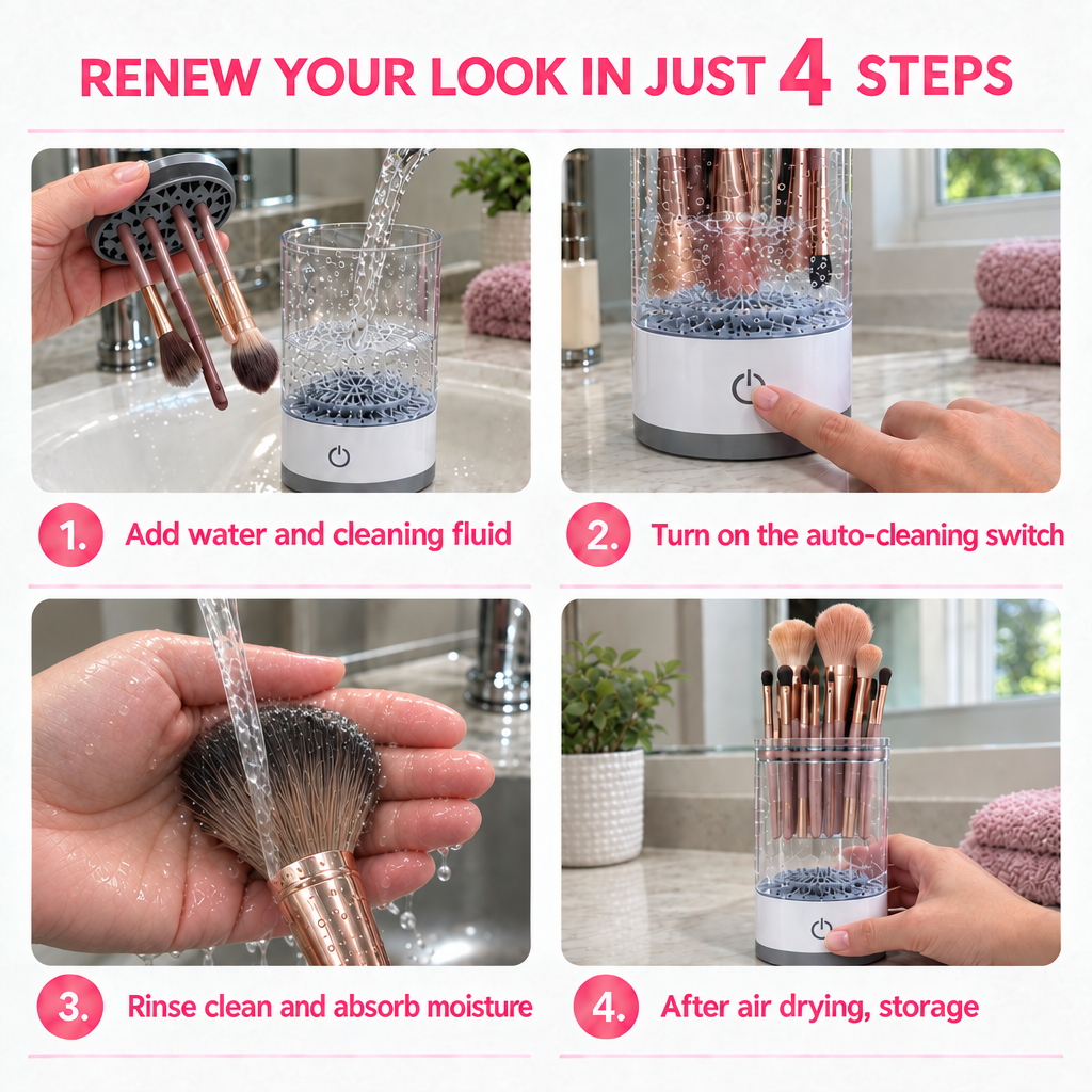 Clean Brushes, Fresh Makeup Looks | Essential Edit™ Makeup Brush Cleaner