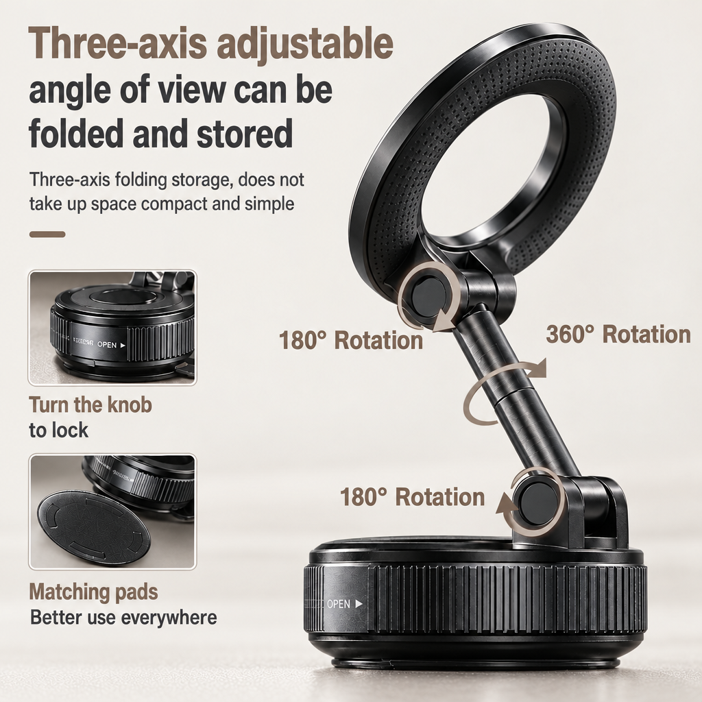 Essential Edit™ Foldable Phone Mount | Find Your Perfect Viewing Angle